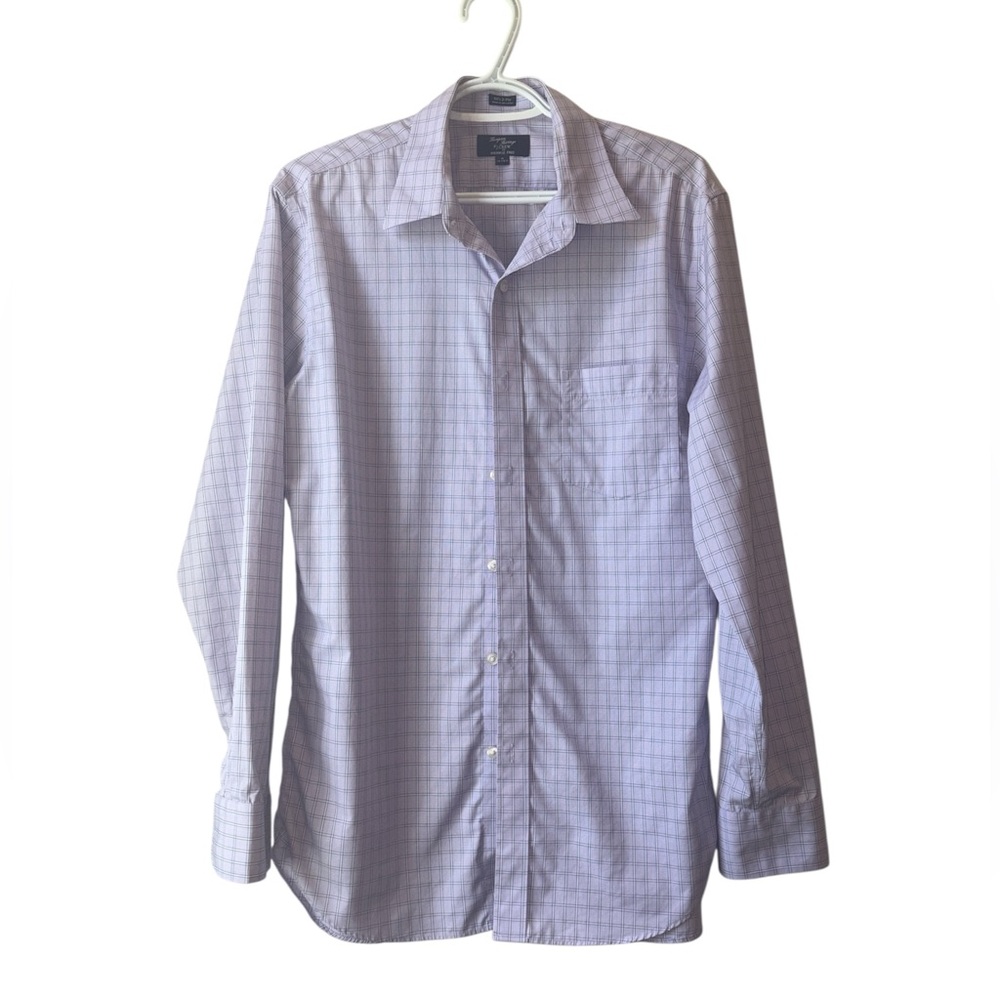Thompson Shirtings J. Crew Men's Classic Button Down Shirt size M 15-15.5